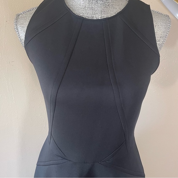 TED BAKER- Iconic Neoprene Skater Dress-BLACK - Picture 3 of 10